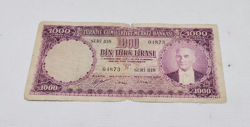 MEŞHUR MOR BİNLİK - 5. EMİSYON 1000 LİRA 