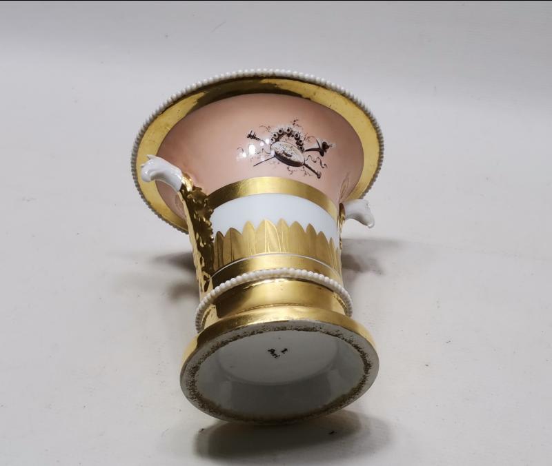 MIZIKAYI HUMAYUN VE SFİNKS GÖRSELLİ ALTIN YALDIZLI SEVRES VAZO