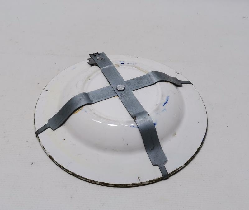 OSMANLI DÖNEMİ EL BOYAMA ÇİÇEKLERLE SÜSLÜ PORSELEN TABAK