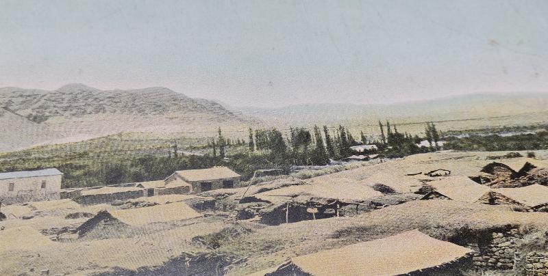 OSMANLI DÖNEMİ FİLİSTİN ERİHA GRAVÜRÜ - JERICHO JORDAN HOTEL ENGRAVING