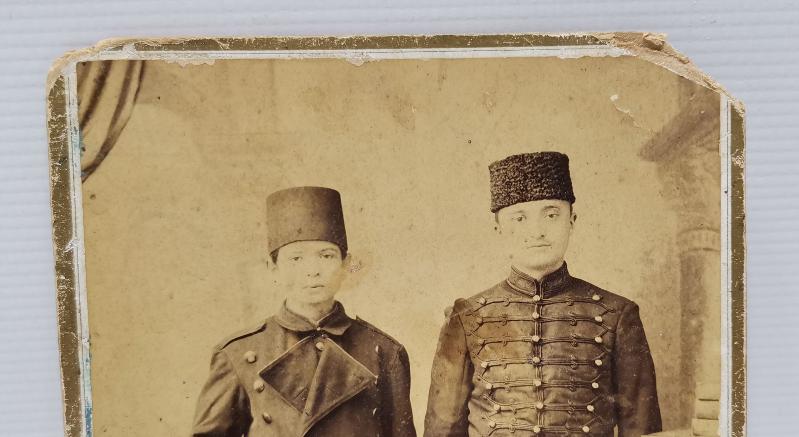 OSMANLI DÖNEMİ GENÇ ZABİTLER KABİN FOTO