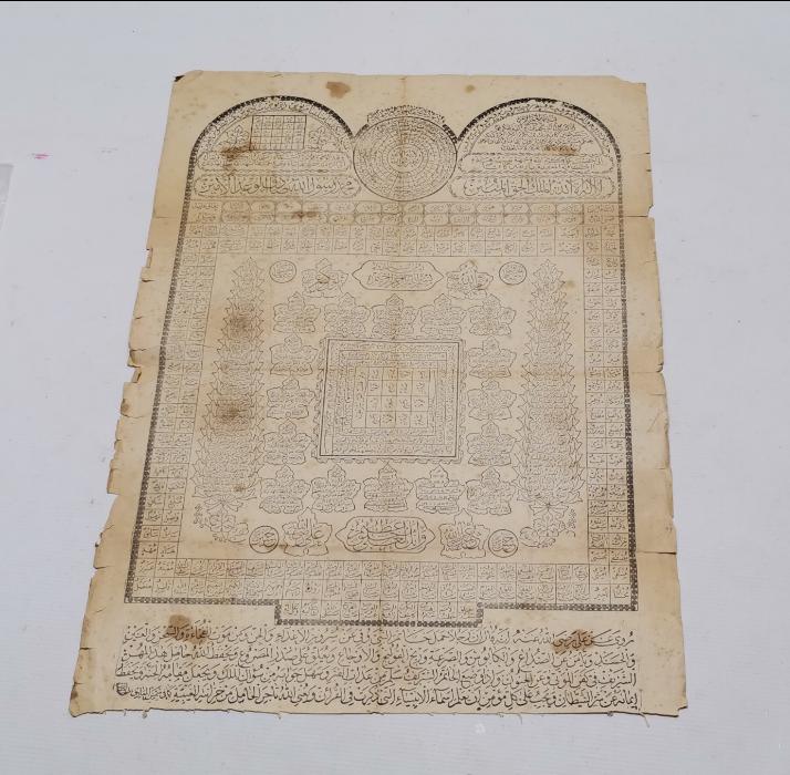 OSMANLI DÖNEMİ HİLYEİ ŞERİF DUVAR PANOSU