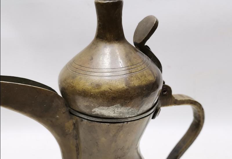 OSMANLI DÖNEMİ KAPAK TUTAMACI SİKKE FORMLU TEKKE İŞİ KAHVEDAN