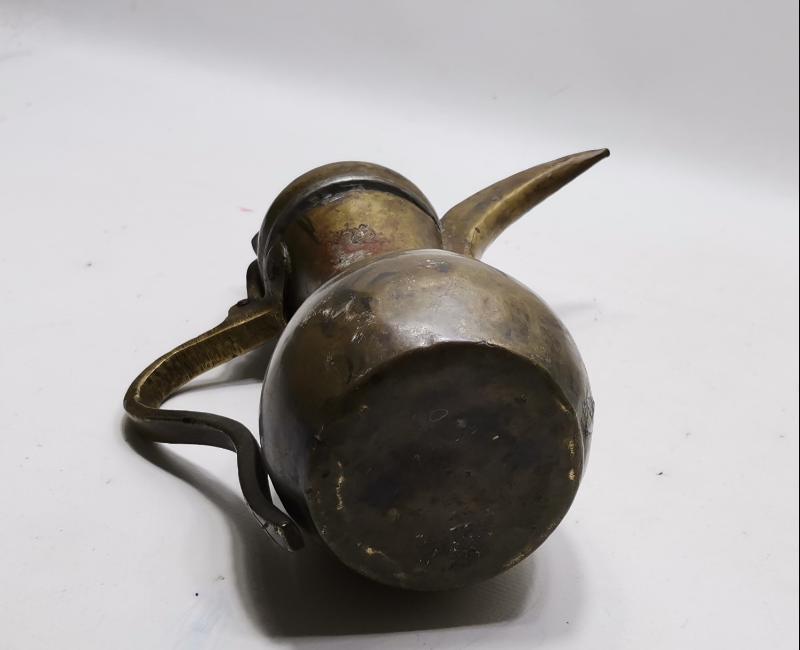 OSMANLI DÖNEMİ KAPAK TUTAMACI SİKKE FORMLU TEKKE İŞİ KAHVEDAN