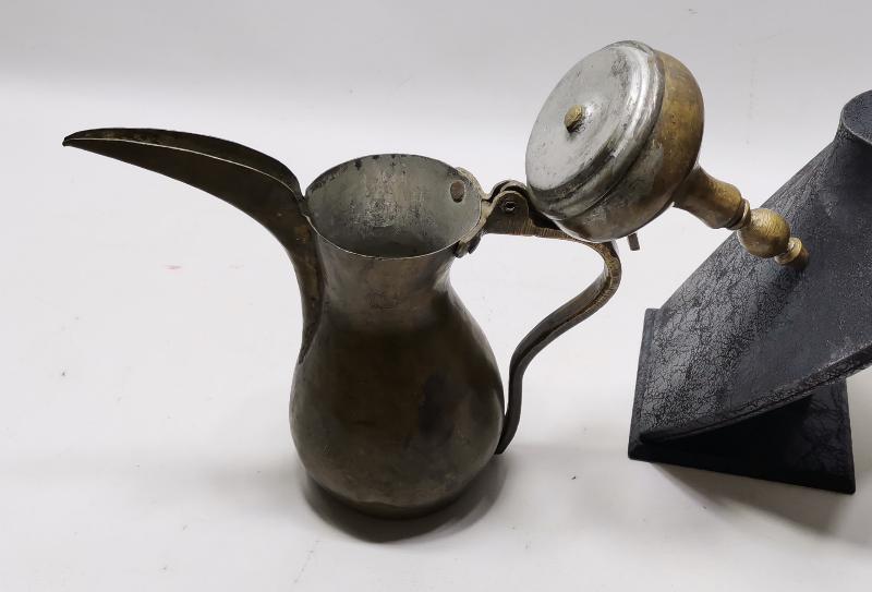 OSMANLI DÖNEMİ KAPAK TUTAMACI SİKKE FORMLU TEKKE İŞİ KAHVEDAN