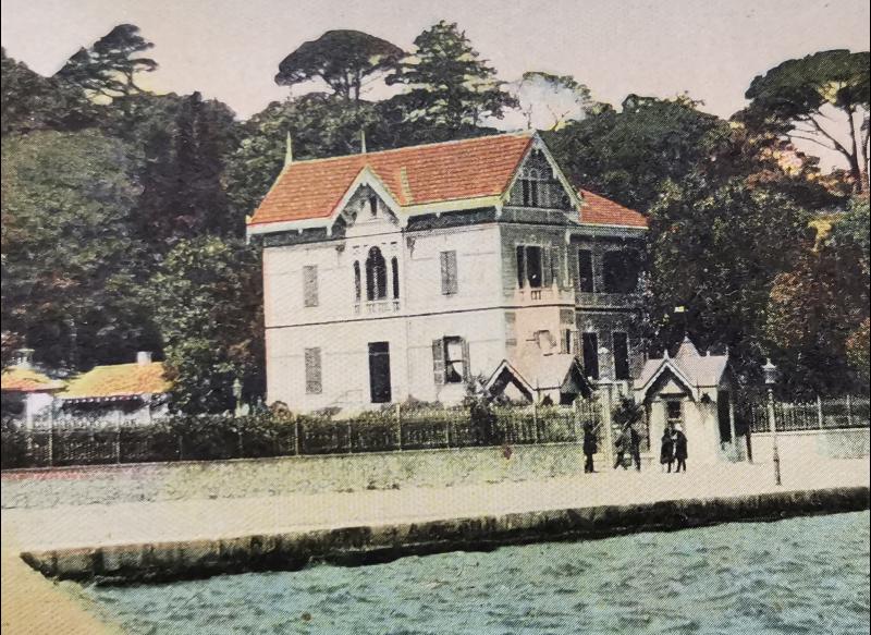 OSMANLI DÖNEMİ KARTPOSTAL: TARABYA'DA ALMAN SEFARETİ