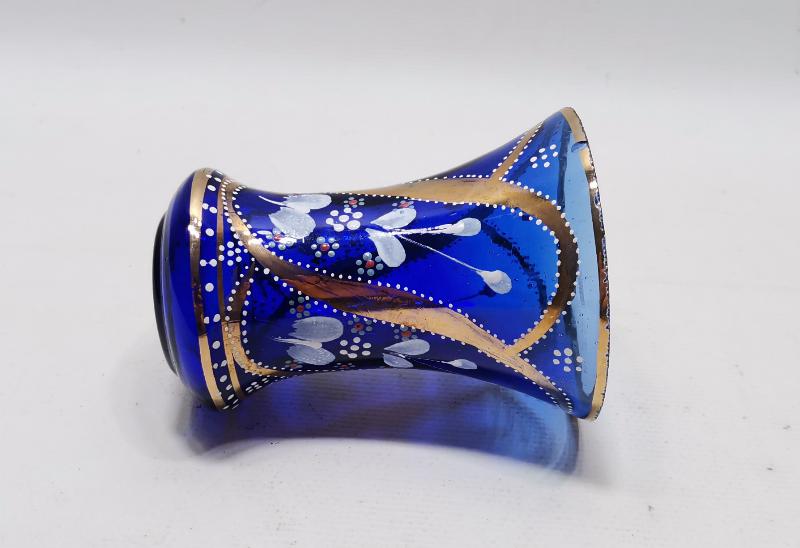 OSMANLI DÖNEMİ MİNELİ VE ALTIN YALDIZLI NADİR FORMDA KAŞIKLIK