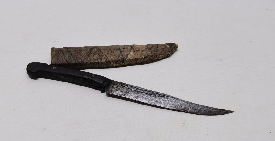 OSMANLI DÖNEMİ YILAN DİLLİ KABADAYI KAMASI - KABADAYI SALLAMASI