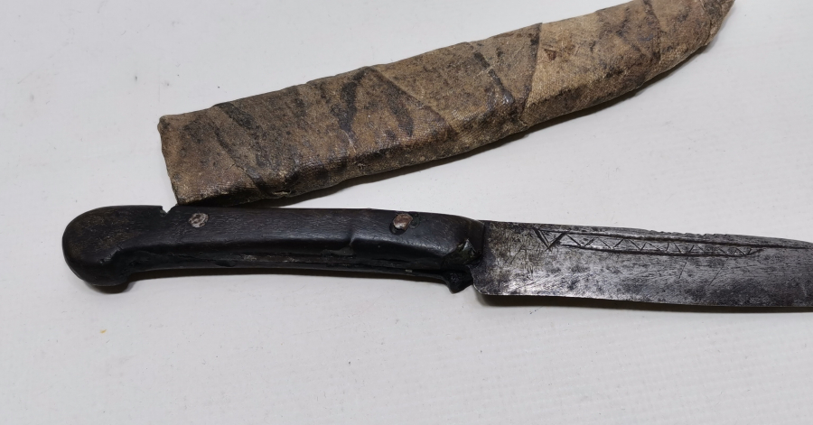 OSMANLI DÖNEMİ YILAN DİLLİ KABADAYI KAMASI - KABADAYI SALLAMASI