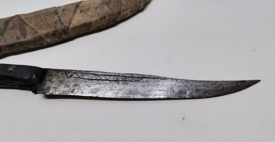 OSMANLI DÖNEMİ YILAN DİLLİ KABADAYI KAMASI - KABADAYI SALLAMASI