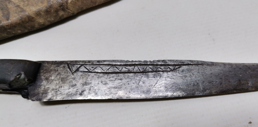 OSMANLI DÖNEMİ YILAN DİLLİ KABADAYI KAMASI - KABADAYI SALLAMASI