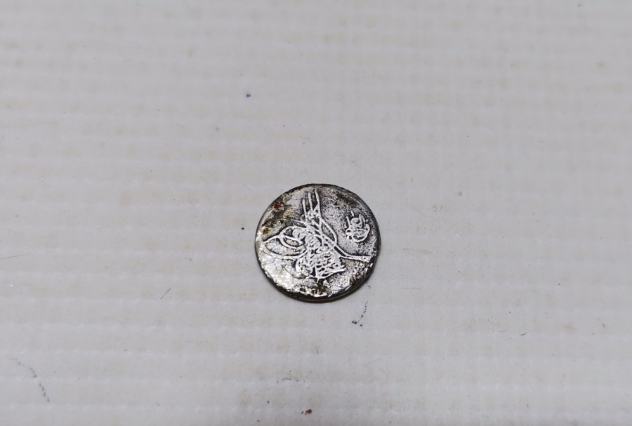 OSMANLI GÜMÜŞ TIRTIKLANMIŞ PARA - YARIM KURUŞ