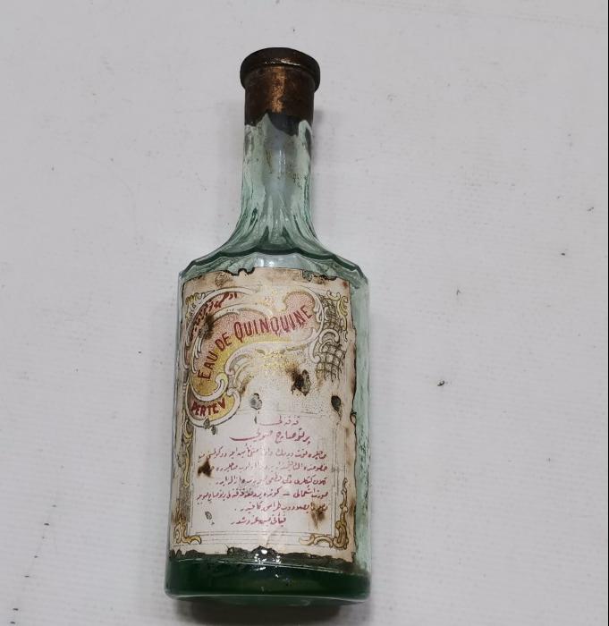 OSMANLI TIP TARİHİ: ÇOK NADİR KINA KINALI PERTEV SAÇ SUYU ŞİŞESİ