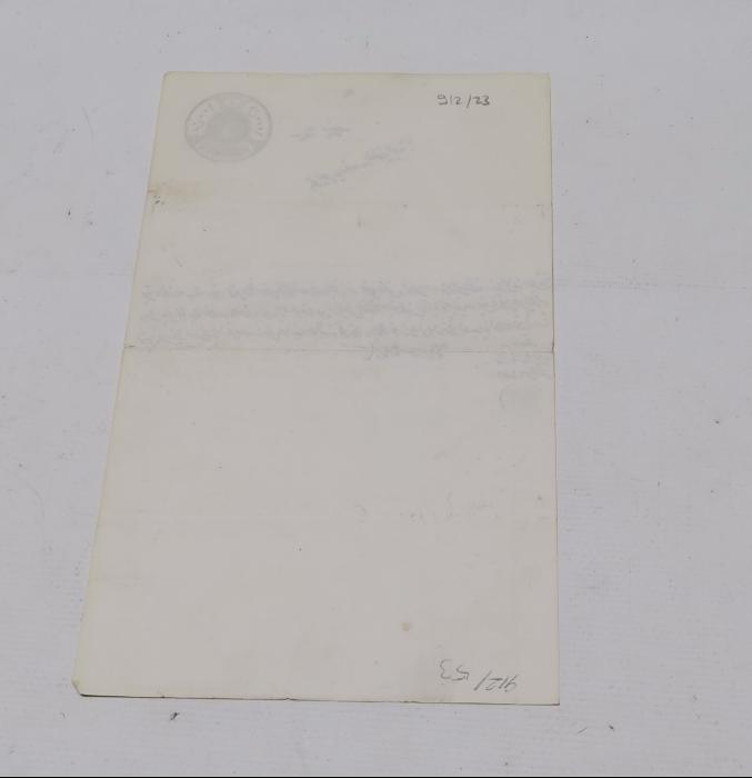 OSMANLICA SOĞUK DAMGALI FİSKAL PULLU İLMUHABER