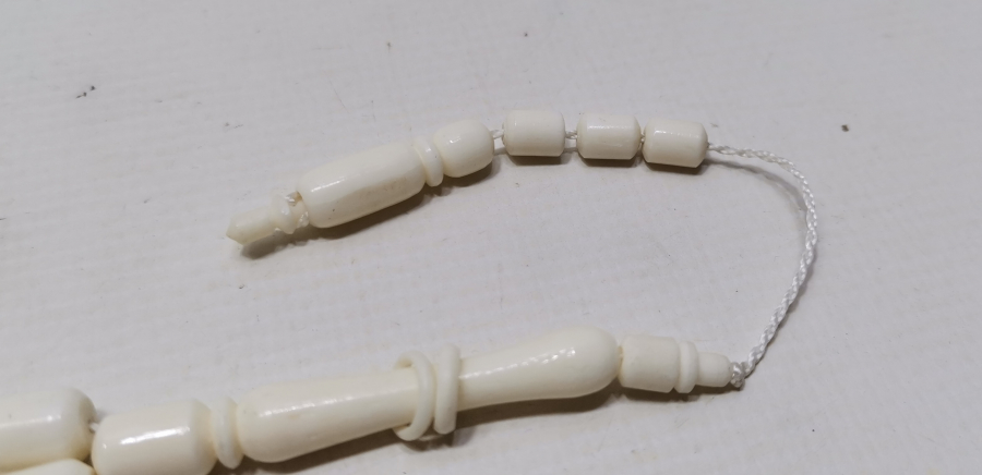 SİLİNDİR KESİM KEMİKTEN MAMUL TESPİH