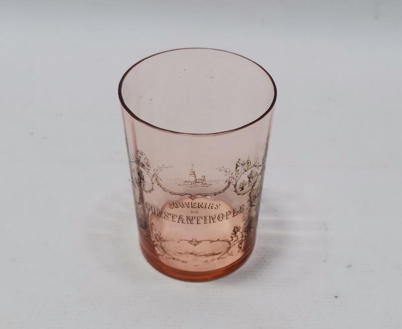thumbSOUVENIR DE CONSTANTINOPLE - İSTANBUL YADİGARI OSMANLI KRİSTAL BARDAK