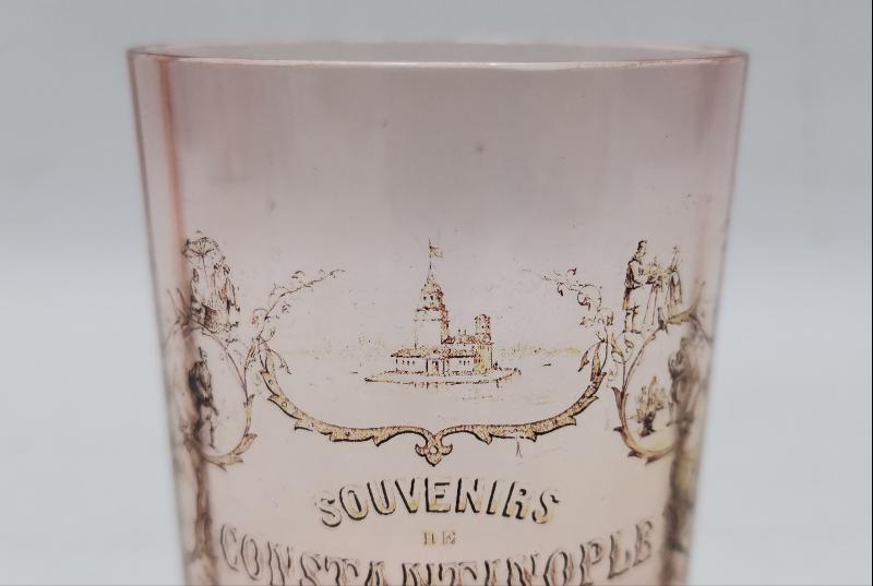 thumbSOUVENIR DE CONSTANTINOPLE - İSTANBUL YADİGARI OSMANLI KRİSTAL BARDAK