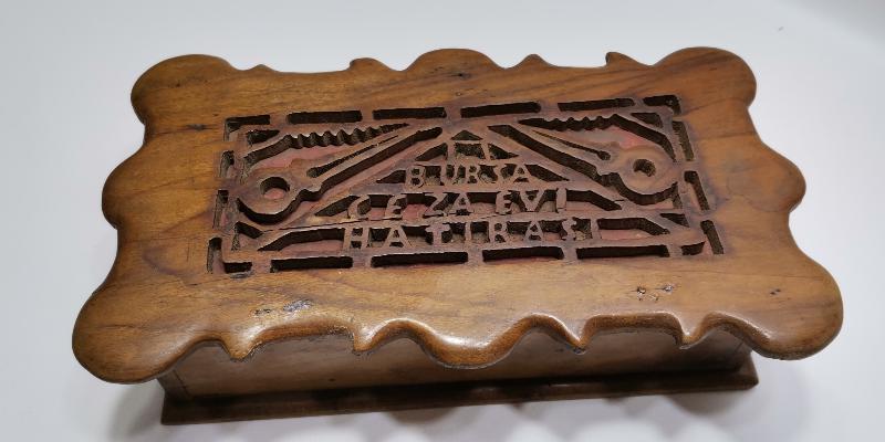 BURSA CEZAEVİ HATIRASI YAZILI ÇOK NADİR TIRAŞ KUTUSU