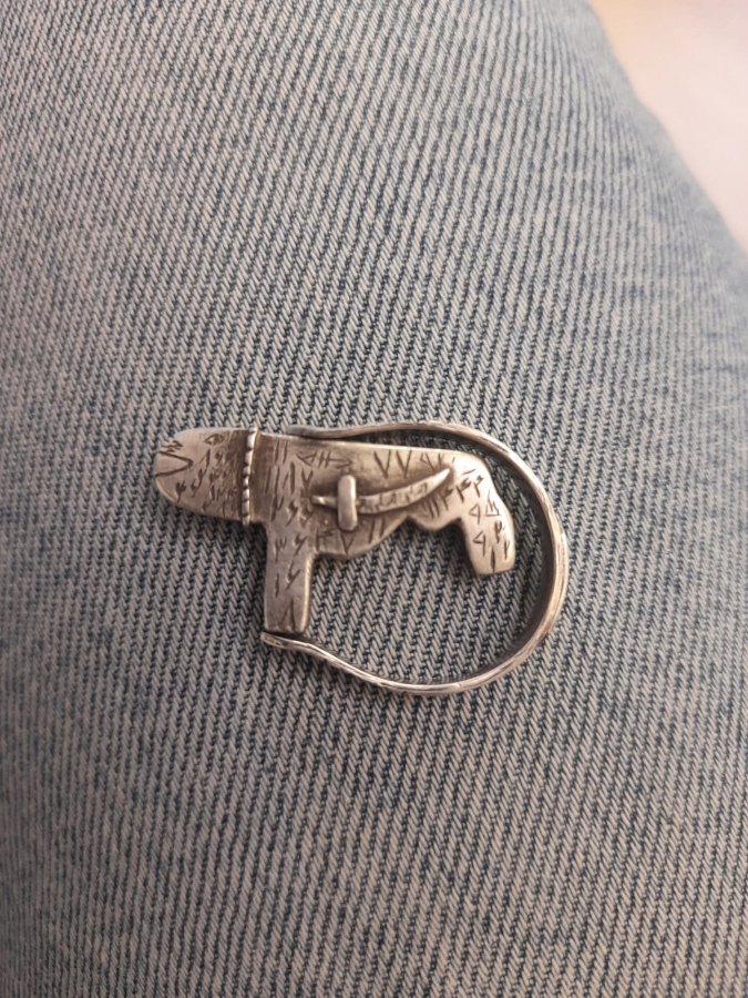 OSMANLI DÖNEMİ ANADOLU KAPLANI FORMLU TEKKE İŞİ GÜMÜŞ YÜZÜK