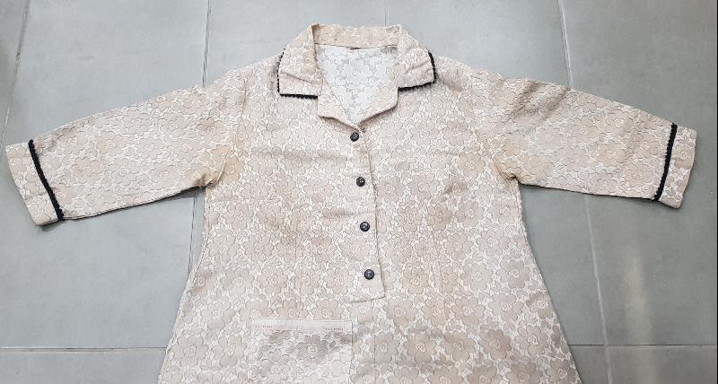 OSMANLI DÖNEMİ DANTEL İŞLEMELİ KADIN ELBİSESİ