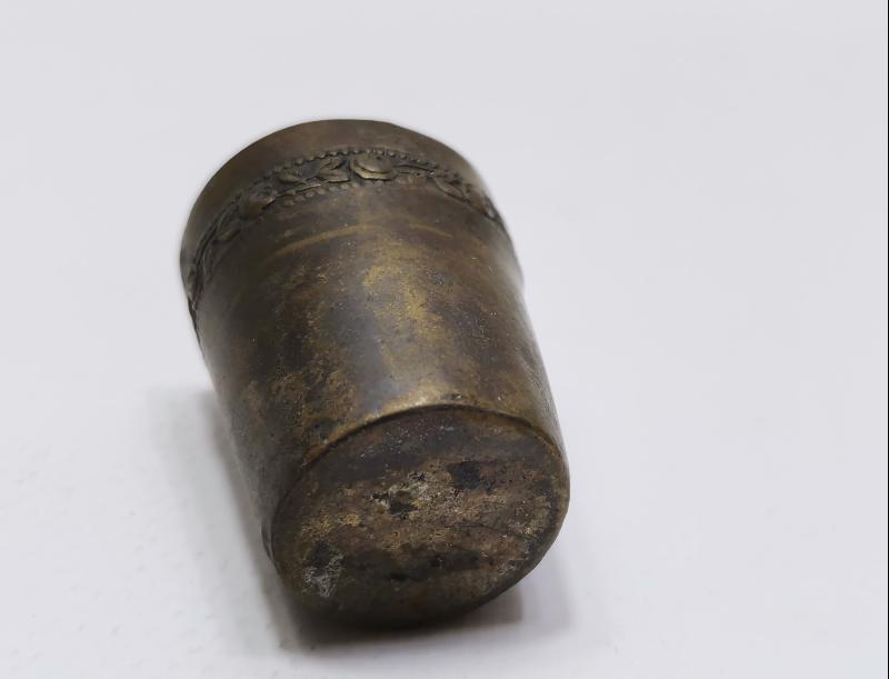 OSMANLI DÖNEMİ GÜMÜŞ KAPLAMA ZEMZEM BARDAĞI