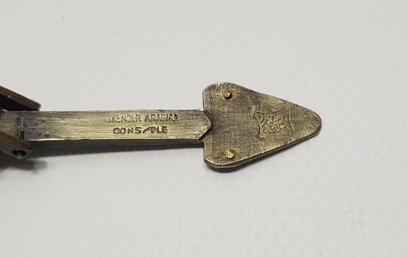 OSMANLI DÖNEMİ İSKENDER ARABİAN USTA YAPIMI NADİR KUYUMCU TERAZİSİ