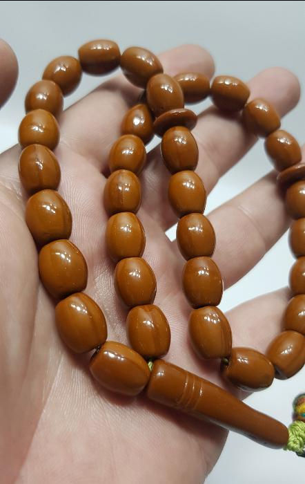 OSMANLI DÖNEMİ ÇOK NADİR ÇEKOSLOVAK BOHEM KRİSTAL CAM TESPİH