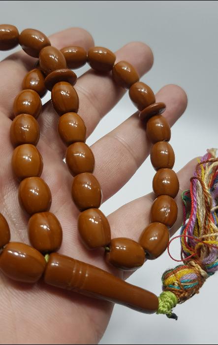 OSMANLI DÖNEMİ ÇOK NADİR ÇEKOSLOVAK BOHEM KRİSTAL CAM TESPİH