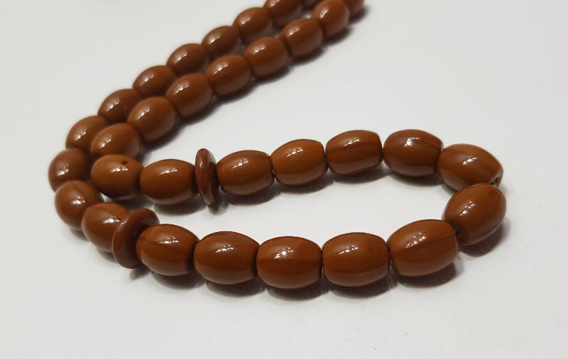 OSMANLI DÖNEMİ ÇOK NADİR ÇEKOSLOVAK BOHEM KRİSTAL CAM TESPİH