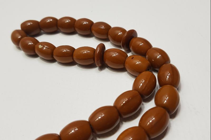 OSMANLI DÖNEMİ ÇOK NADİR ÇEKOSLOVAK BOHEM KRİSTAL CAM TESPİH