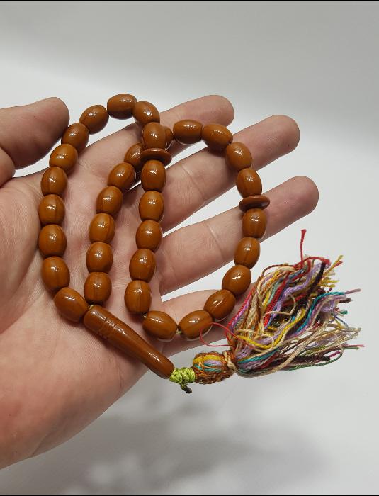 OSMANLI DÖNEMİ ÇOK NADİR ÇEKOSLOVAK BOHEM KRİSTAL CAM TESPİH