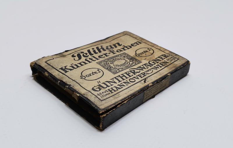 OSMANLI DÖNEMİ PELİKAN MARKA KATI MÜREKKEP KALIBI KUTUSU