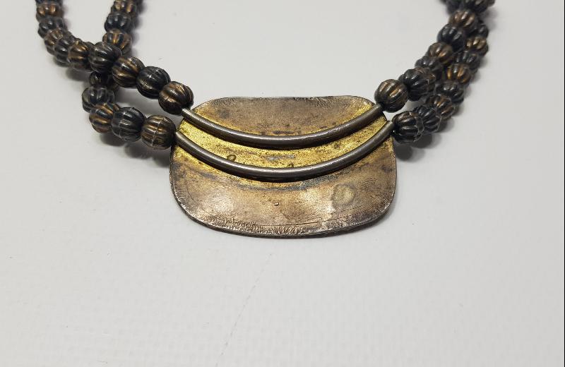 OSMANLI DÖNEMİ RUM İŞİ HIRİSTİYAN MELEK RESİMLİ GÜMÜŞ KOLYE