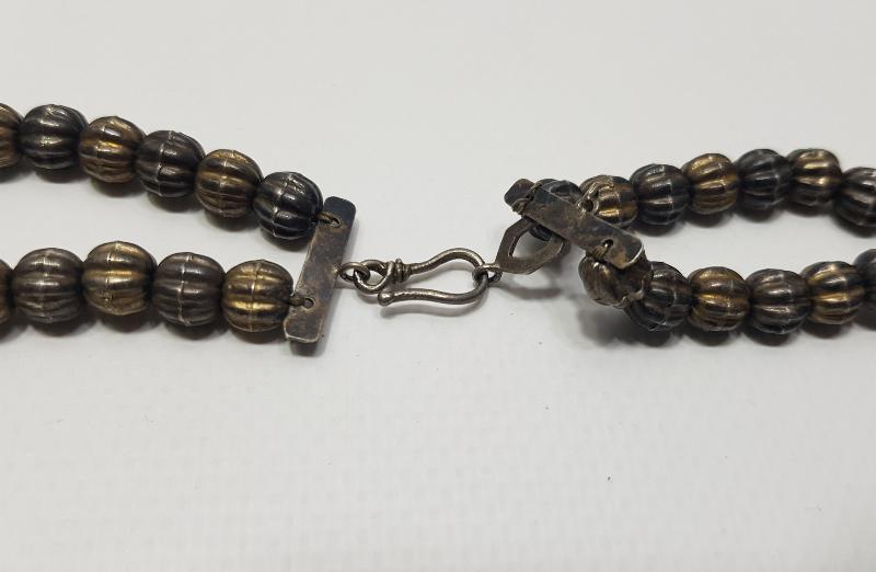 OSMANLI DÖNEMİ RUM İŞİ HIRİSTİYAN MELEK RESİMLİ GÜMÜŞ KOLYE