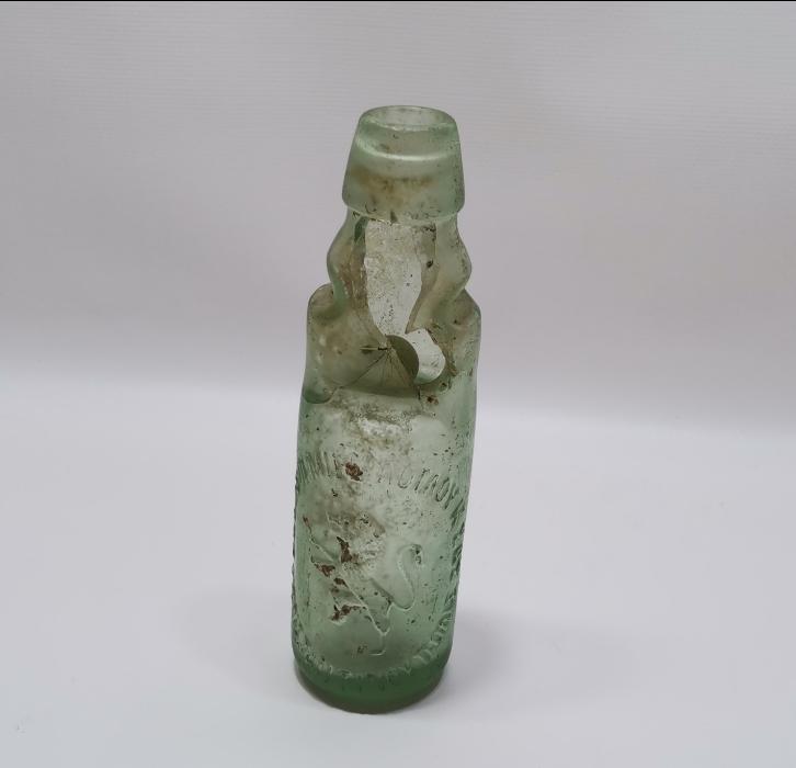 OSMANLICA VE RUMCA YAZILI MİRLİOĞLU GAZOZ ŞİŞESİ - ÇOK NADİR