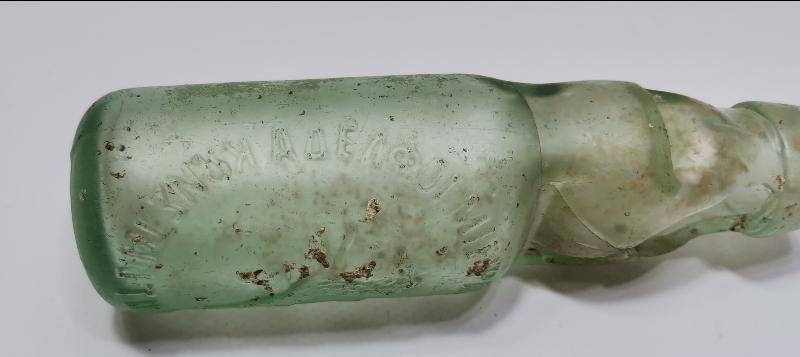 OSMANLICA VE RUMCA YAZILI MİRLİOĞLU GAZOZ ŞİŞESİ - ÇOK NADİR