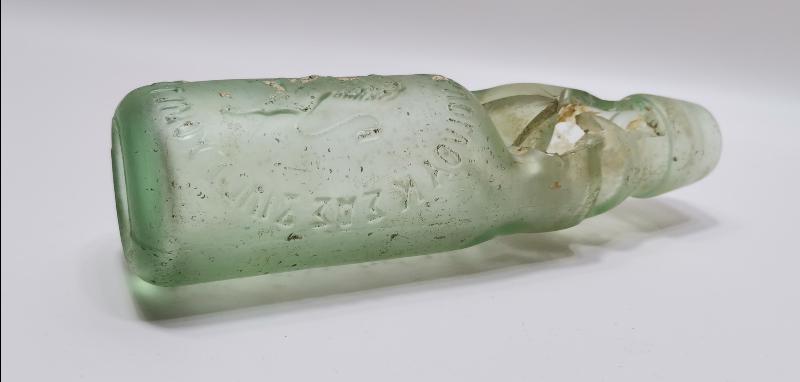 OSMANLICA VE RUMCA YAZILI MİRLİOĞLU GAZOZ ŞİŞESİ - ÇOK NADİR