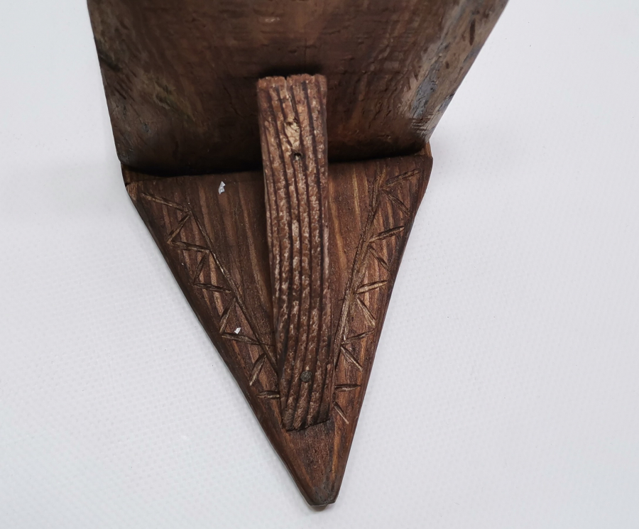 EL OYMA İŞÇİLİKLİ ANTİKA AHŞAP LAMBALIK