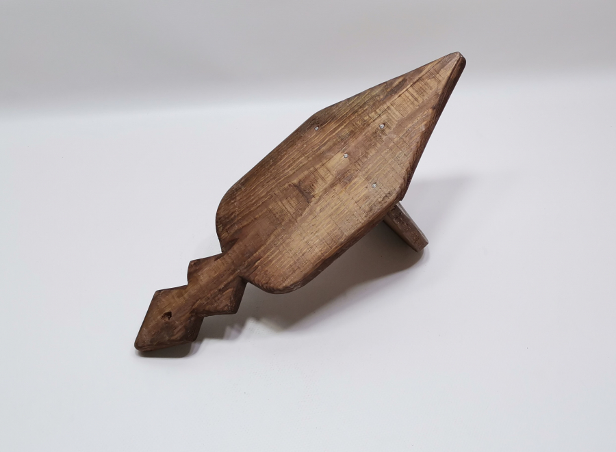 EL OYMA İŞÇİLİKLİ ANTİKA AHŞAP LAMBALIK