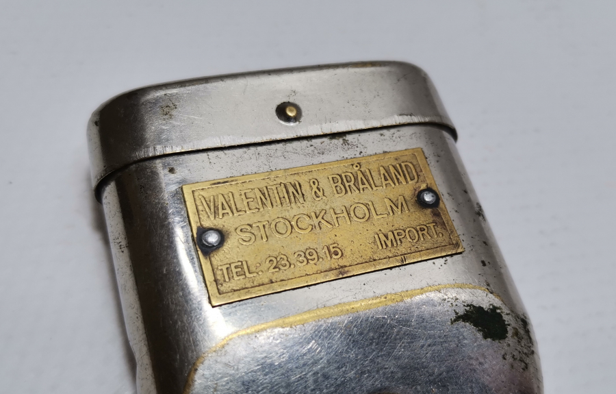 İÇİNDE TOZ KAV BULUNAN  ÇOK NADİR ASKERİ KAV ÇAKMAĞI - ÇOK NADİR AVRUPA KAV ÇAKMAĞI