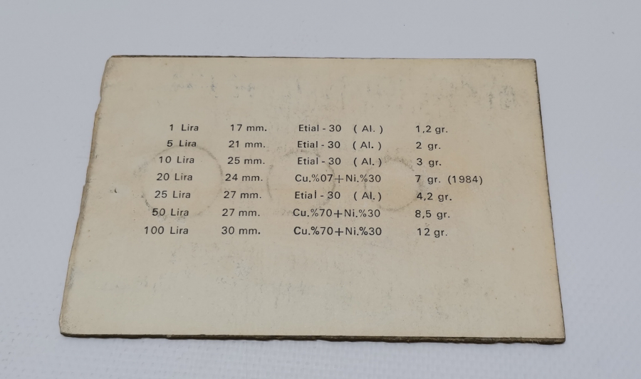 ORJİNAL KARTELASINDA 1981 YILI ÇİL 1-5-10 LİRA LOTU