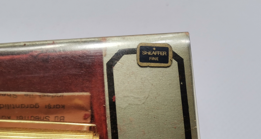 ORJİNAL KUTUSUNDA ALTIN KAPLAMA SHEAFFER DOLMA KALEM