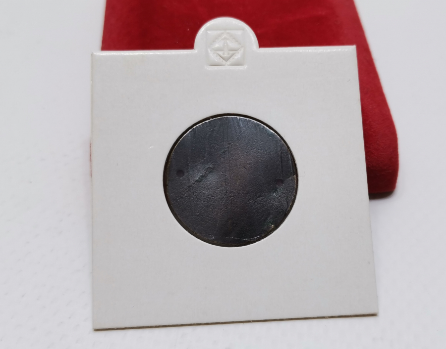 OSMANLI DÖNEMİ ÇOK NADİR OSMANLICA YAZILI OYUN ALATI PULU - TAVLA PULU