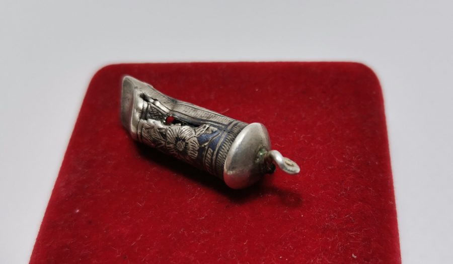 OSMANLI DÖNEMİ ÇOK NADİR SAVATLI GÜMÜŞ DÜDÜK