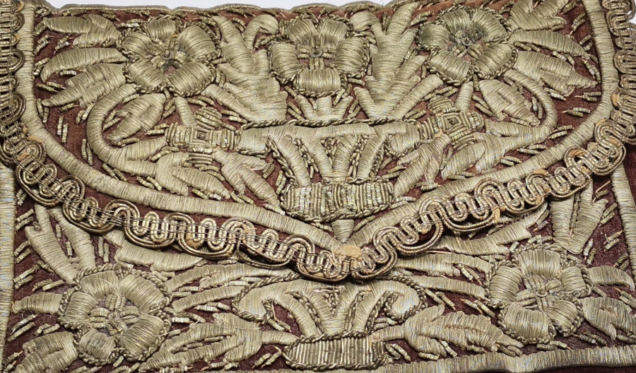 OSMANLI DÖNEMİ SIRMA İŞÇİLİKLİ NADİR KUR'AN-I KERİM KABI