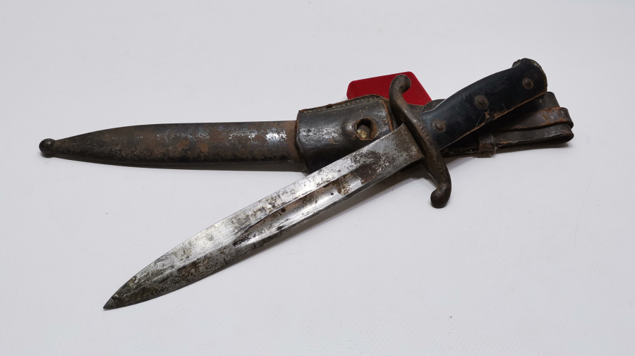 DERİ APARATIYLA ÇOK NADİR 1. DÜNYA SAVAŞI OSMANLICA YAZILI TOPÇU KASATURASI