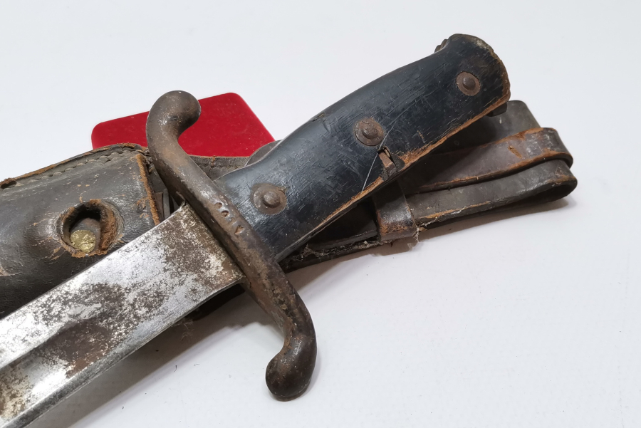 DERİ APARATIYLA ÇOK NADİR 1. DÜNYA SAVAŞI OSMANLICA YAZILI TOPÇU KASATURASI