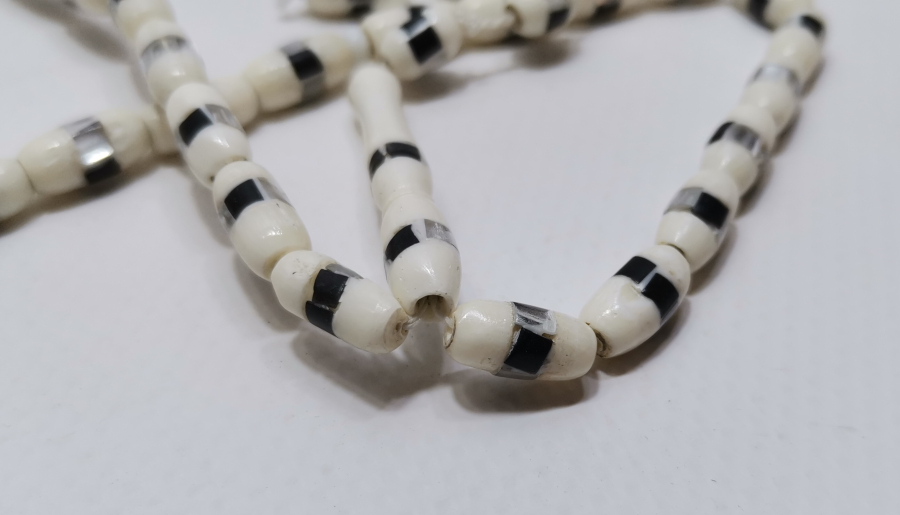 KEMİK ÜZERİ SEDEF ÇAKMA İŞÇİLİKLİ TESPİH