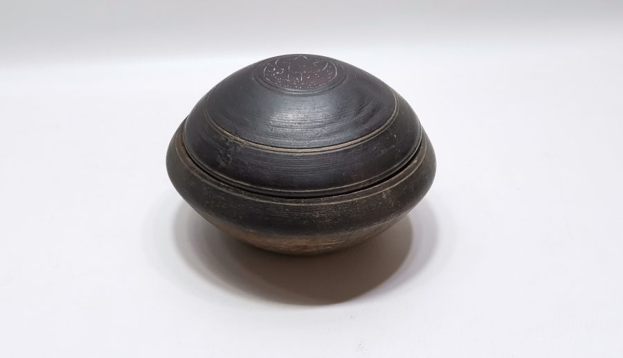 OSMANLI DÖNEMİ AFİYET OLSUN YAZILI VE AY YILDIZLI NADİR FORMDA AHŞAP KAHVE KUTUSU