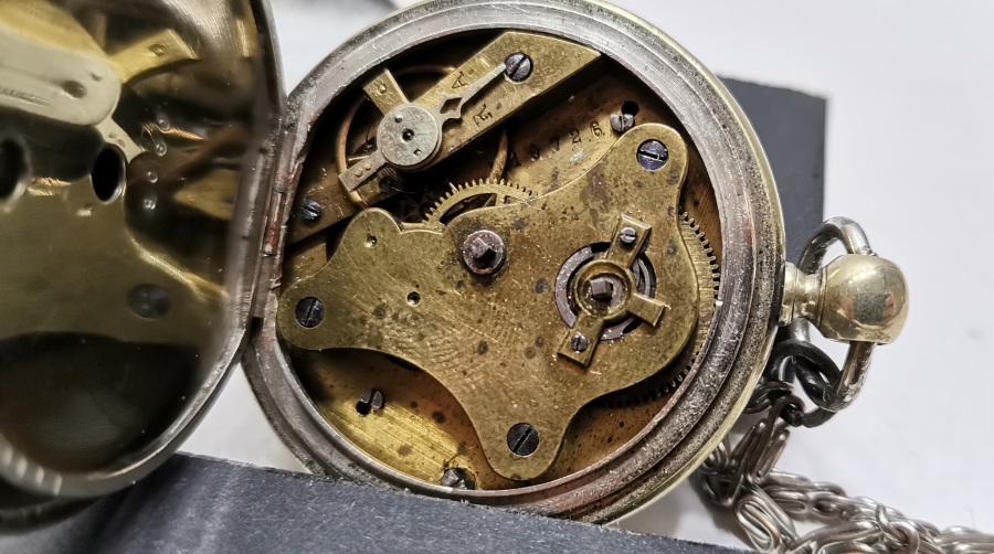 OSMANLI DÖNEMİ DENT LONDON MARKA KURMALI CEP SAATİ